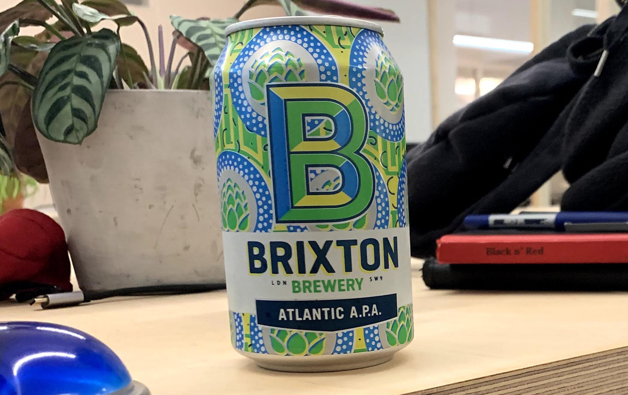 A Can Of Brixton Brewery Atlantic APA