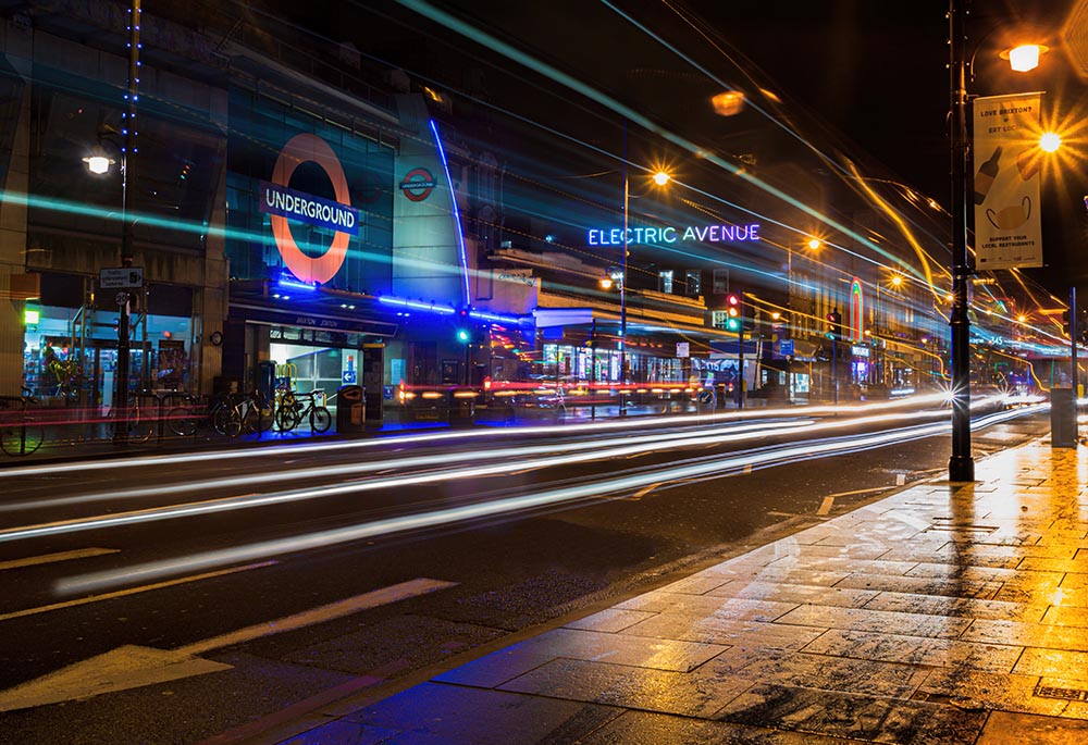 A Stock Image of Electric Avenue in London